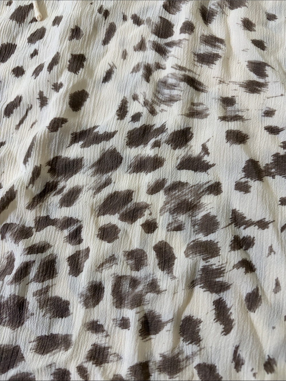 Rails Lydia Puma Animal Print Blouse Size XL - Picture 5 of 11